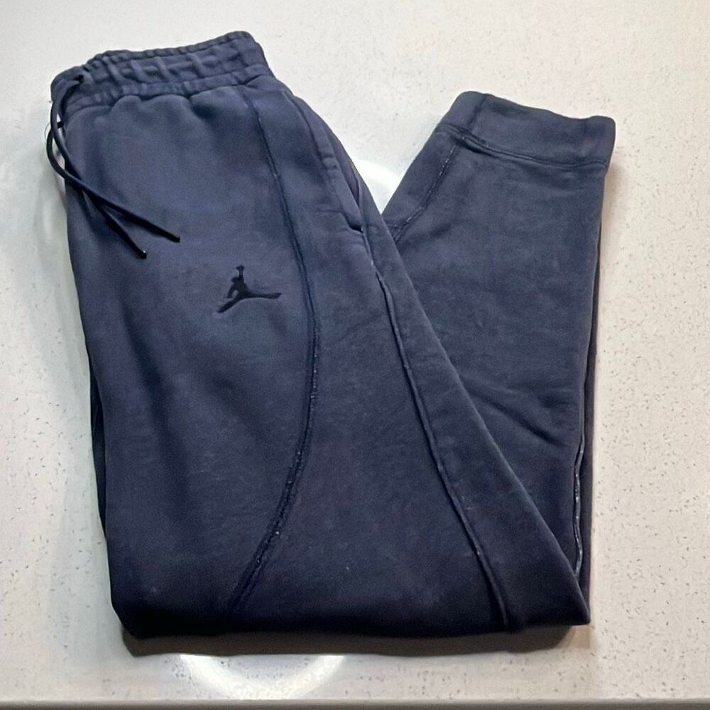 Jordan Essential Fleece Jogger Sweatpants Men’s Small Blue Jumpman CJ9079-410